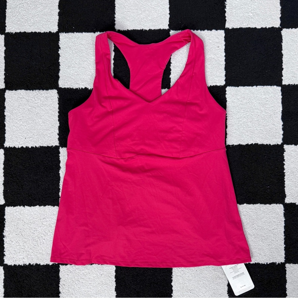 Hot Pink Fabletics Racerback Tank Top